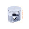 Mtanlo 44.7mm Piston Ring Kit for Stihl MS271 MS271C MS