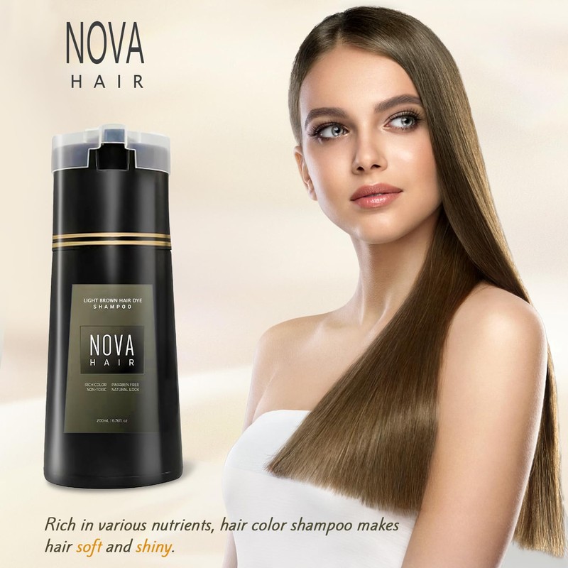Nova Hair Dye Shampoo,Nova Hair Instant,Nova Hair Dye Shampoo 3