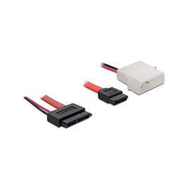 DeLOCK SATA Slimline All-in-One Cable - SATA Cable - 30 cm with MPN 84390