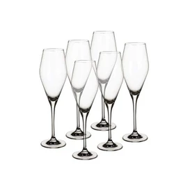 Villeroy and Boch La Divina Champagne Flutes Set of 6.