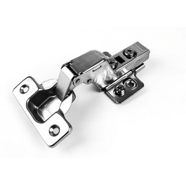 Berta 4-Pack Inset Soft Close Frameless Hinges, 110 Degree 6-Ways 3-Cam Adjustment Concealed Kitchen Cabinet Hinges