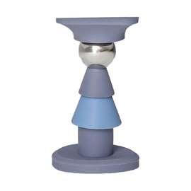 AIMALL Strong Magnetic Door Stopper, Hole-Free Anti-Collision Door Suction, Ideal for Toilet, Kitchen, and Rear Doors, Durable Material, Measures 3.74"x1.96", Blue