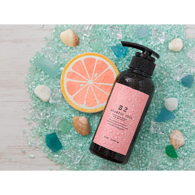 S-2 Shampoo High Moisturizing Amino Acid Shampoo with Shea Butter,