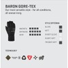 Dakine Baron Gore-Tex Trigger Mitt - Black, Large