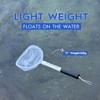 BasicGear Compact Baitwell Landing Net – 8"× 6" Hoop, 11"
