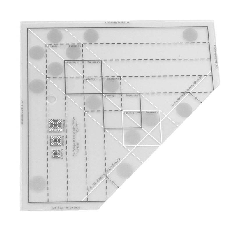 Ids Quilting Ruler, Professional Household Sewing Ruler or Sewing Supplies