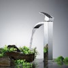 Greenspring Bathroom Vessel Sink Faucet Chrome Finished Tall Spout Brass