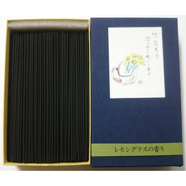 Awaji Baikaundo #159 Smokeless Incense Incense for Home Use, Low Smoke, Bamboo Charcoal Refreshing, Lemongrass 4.2 oz (120 g), Rose Filled