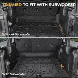 GALVAGNITE Cargo Mat for 2021-2025 2026 Jeep Wrangler JL 4XE Accessories