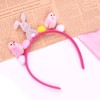 XIELIME Pink Bunny Headband for Women Cute Chick Hair Bands