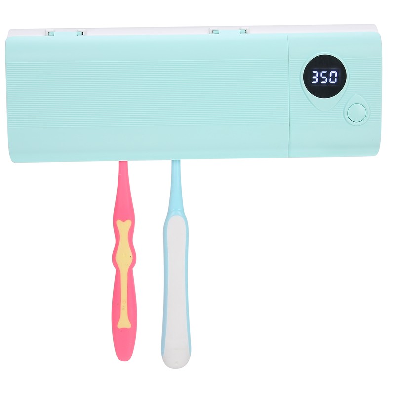 UVC Toothbrush Holder Wall Mounted Rack UV Light Cleaning Toothbrush