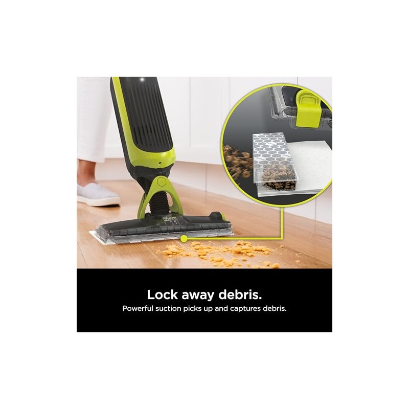 Shark VACMOP Cordless Hard Floor Vacuum Mop Includes 2 Disposable