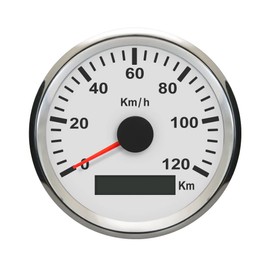 ELING GPS Speedometer Odometer 120KM/H for Auto Marine UTV 85mm 12V/24V with Backlight