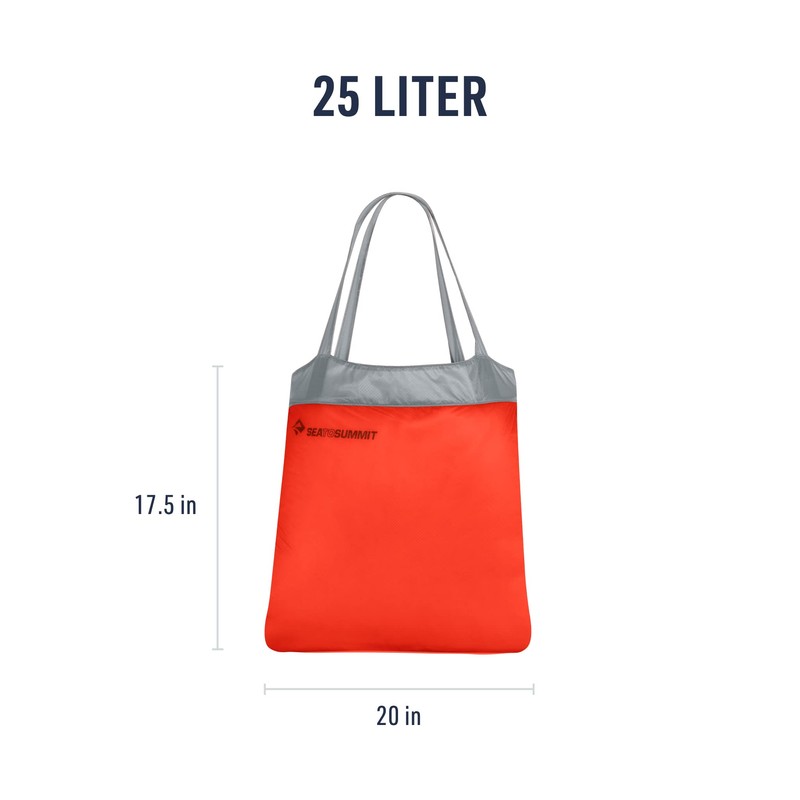 Sea To Summit Ultra-Sil Shopping Bag 30 Litres, Spicy Orange,
