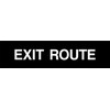 Exit Route Sign, Exit Sign, 2 x 8 Exit Route