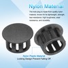uxcell 30pcs Nylon Plastic Hole Plugs, 3/5"(16mm) Round Drill Screw