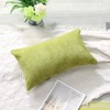 Artscope Cozy Striped Corduroy Pillow Covers Super Soft Decorative Oblong