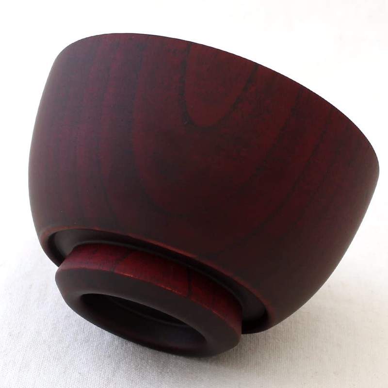 Kishu Lacquerware WG-457503 Kakuda Seibei Shoten Soup Bowl Grip Ball