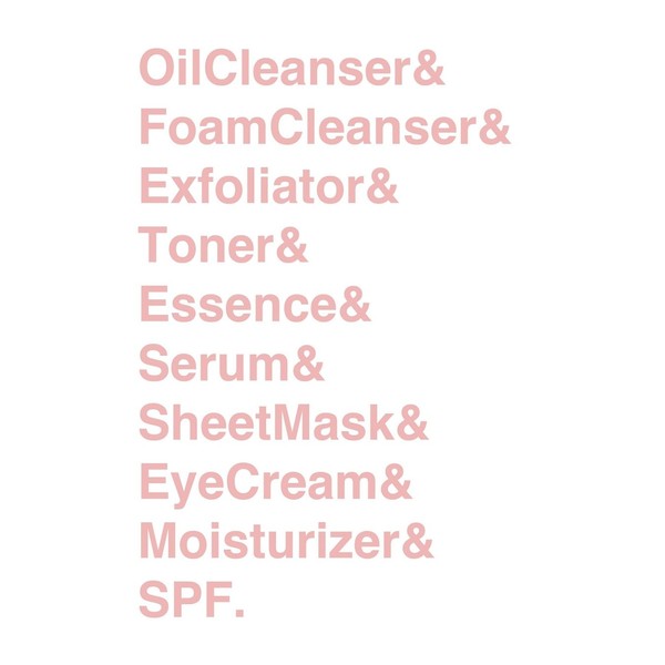 Oil Cleanser & Foam Cleanser & Exfoliator & Toner &