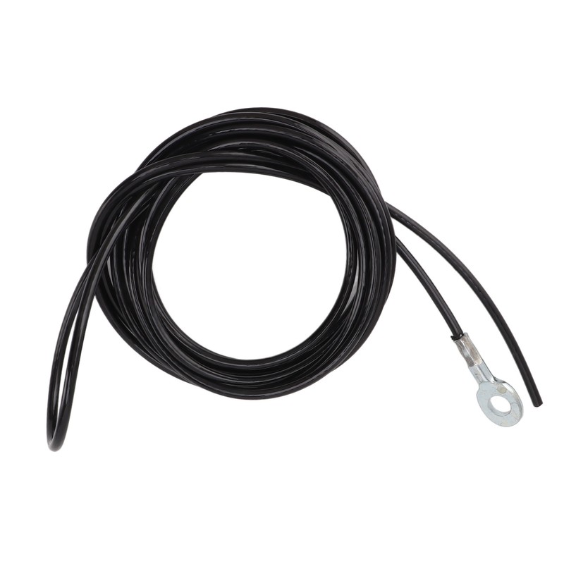 Pulley Cable Steel Fitness Cable Black Adjustable Strong Coated Pulley