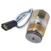 Hydraulic Pump Solenoid Valve Brass 2 Pins Excellent Performance Excavator