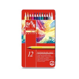 Supracolor II, 3.8 mm Lead, L. 17 cm, Assortment of Colours, 12ud, Thickness 7 mm