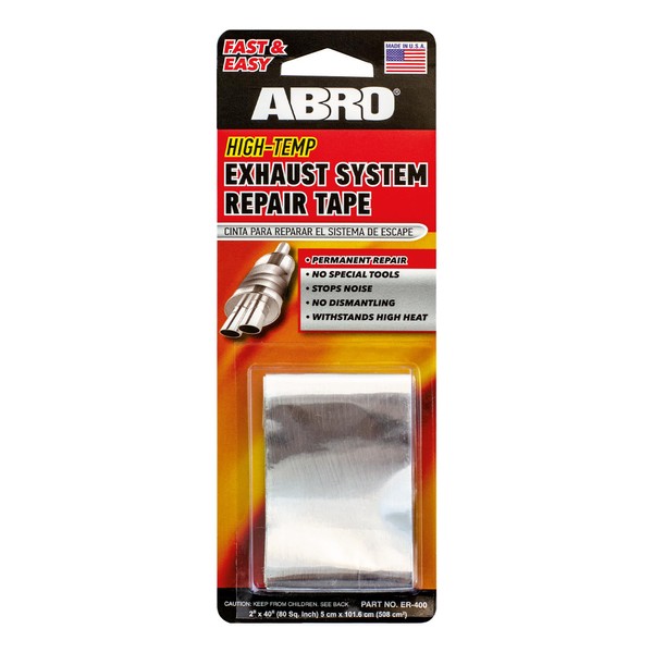 ABRO ABRO Exhaust Tape: Muffler Repair Kit, High Temp Aluminum