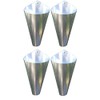 4 Pack Killing Restraining Poultry Chicken Processing Cones - Large