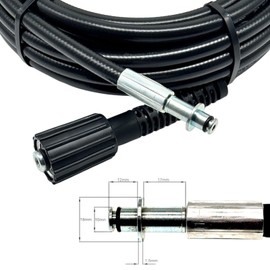 M&M Smartek Exclusive Premium Swivel M22 High Pressure Hose for / Compatible with Karcher K2 K3 K4 K5 K6 K7 as 6.389-555.0 / Choice of Length