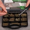 Chipboard Screws Assortment 450 Pieces Assorted Steel Screws Countersunk Screws