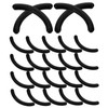 OHPHCALL Rubber Eyelash Curler Refills 24 Count Lash Curler Pads