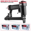 3PLUS HT5014SP Pneumatic 20 Gauge Stapler, T50 Upholstery Stapler, 1/4-Inch