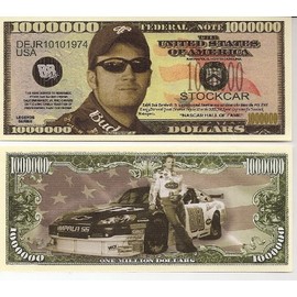 Dale Earnhardt Jr. $Million Dollar$ Novelty Bill Collectible
