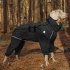 SGSPET Waterproof Pet Raincoat, 4 Legs Design with Leash Hole