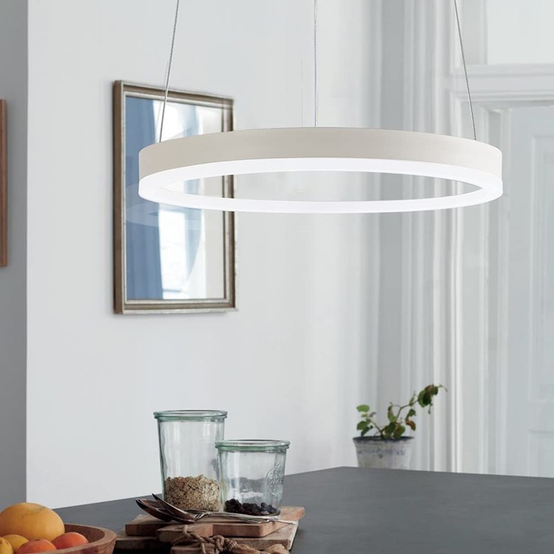 STARRYOL Modern Pendant Light LED Pendant Light Adjustable White 20