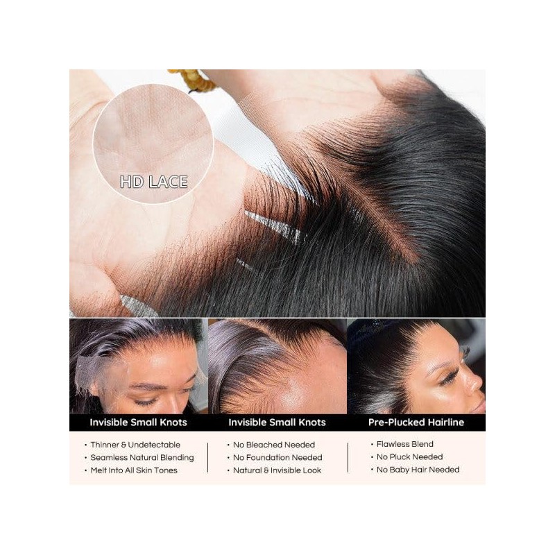 EVA HAIR SKINLIKE Real HD Lace Frontal Human Hair Pre