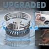Hibbent Upgraded 3 in 1 Kitchen Sink Drain Strainer, Stainless