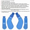 Controller Paddles, 4 Pieces Blue Metal Stainless Steel Paddles Hair