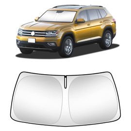 Windshield Sunshade Compatible with VW Volkswagen Atlas 2018 2019-2023 2024 2025 Accessories Sun Shade Visor Shield Protector
