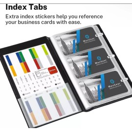 240 Business Card Organizer,Cred