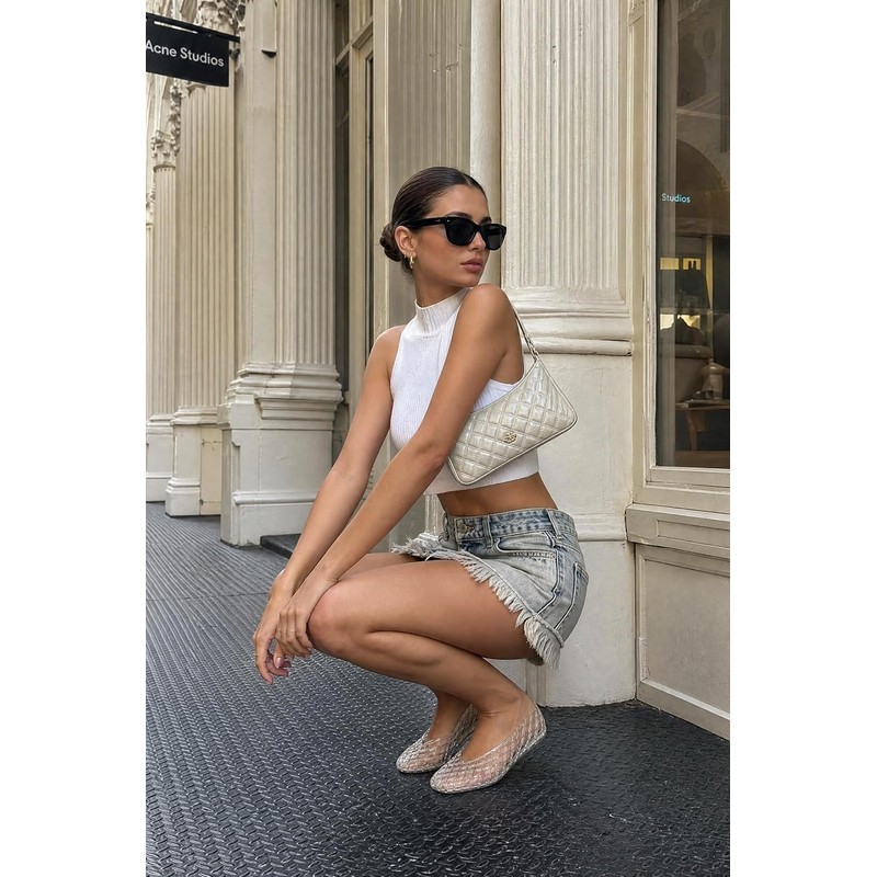 SOVANYOU - Zapatos de gelatina para mujer, de malla, zapatos