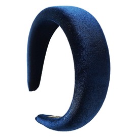 scicent 12804 Women's Vintage 90s Velvet Wide Retro Headband Turban Hair Accessories Head Warp Sport Yoga Headbands