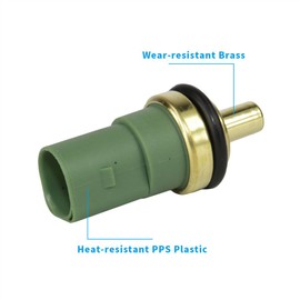 Engine Coolant Temperature Sensor 059 919 501A 059919501A 059-919-501A Compatible with Volkswagen Passat Beetle Golf Jetta Eurovan Cabrio A4 S6 TT A6 S4 RS4 RS6 A8 S8 1998-2010 DOICOO