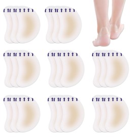 Blister Plaster 24 PCS,Blister Plasters Heel for Feet, Toes, Fingers,Heel Plasters Invisible, Water Resistant Hydrocolloid Gel Bandages for Prevention & Recoveryse