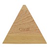 Solid Oak Wooden Peg Game Tricky Triangle, Classic Wooden Brain
