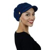 Hats Scarves & More Newsboy - Gorra para Mujer, Marino,
