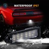 DERMOKA LED License Plate Light For 2015-2022 Dodge Charger Challenger