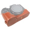 High Quality PU Leather Camera Half Case Grip Bag Protective