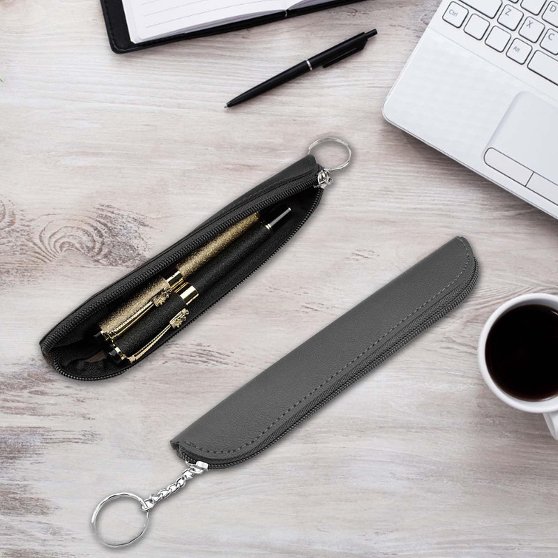 Slim Pencil Case, Set of 2, Simple Retro Pencil Case,