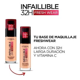 Loréal Paris Base Maquillaje Líquida Tono 130 True Beige                                                                                              